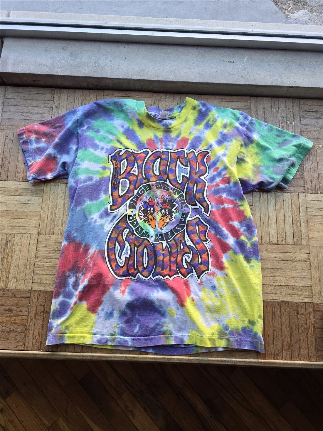 Black Clover tie-dye tee - 90s graphic tee at Underground Vintage Goshen Indiana